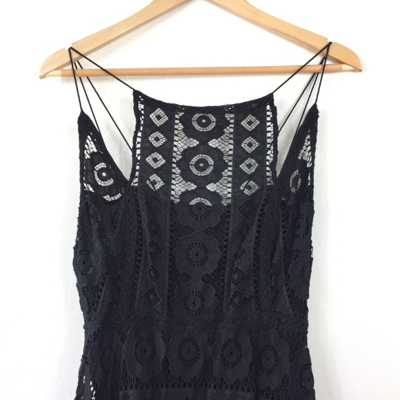 Free People Just Like Honey Lace Asymmetric Dress - Picture 4 of 8